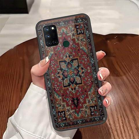 Realme 7i Cover - ONation Persian Rugs Series - HQ Ultra Shine Premium Infinity Glass Soft Silicon Borders Case