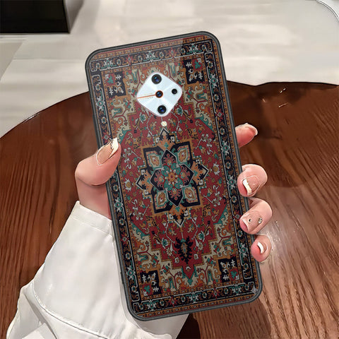 Vivo Y9s Cover - ONation Persian Rugs Series - HQ Ultra Shine Premium Infinity Glass Soft Silicon Borders Case