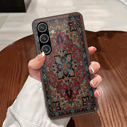 Samsung Galaxy S25 FE Cover - ONation Persian Rugs Series - HQ Ultra Shine Premium Infinity Glass Soft Silicon Borders Case (Fast Delivery)
