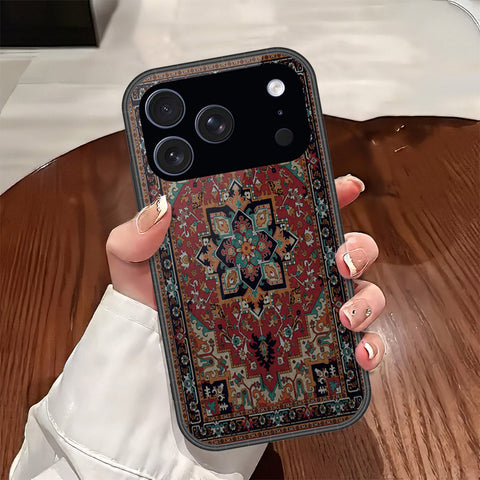 iPhone 17 Pro Max - ONation Persian Rugs Series - HQ Ultra Shine Premium Infinity Glass Soft Silicon Borders Case