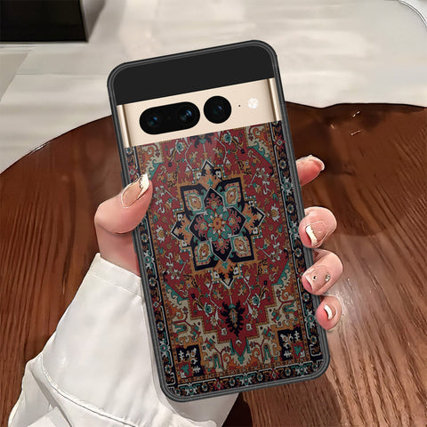 Google Pixel 7 Pro Cover - ONation Persian Rugs Series - HQ Ultra Shine Premium Infinity Glass Soft Silicon Borders Case