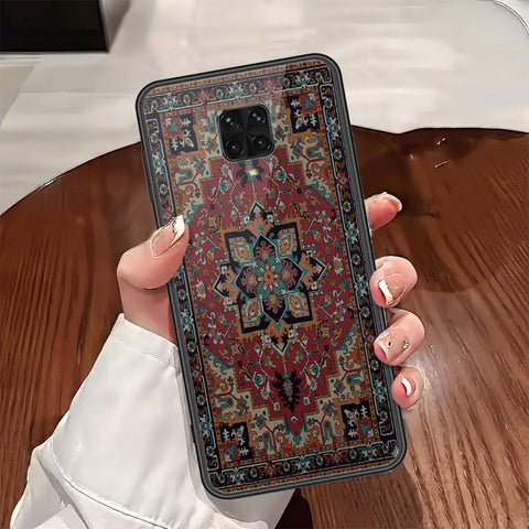 Xiaomi Redmi Note 9S Cover - ONation Persian Rugs Series - HQ Ultra Shine Premium Infinity Glass Soft Silicon Borders Case