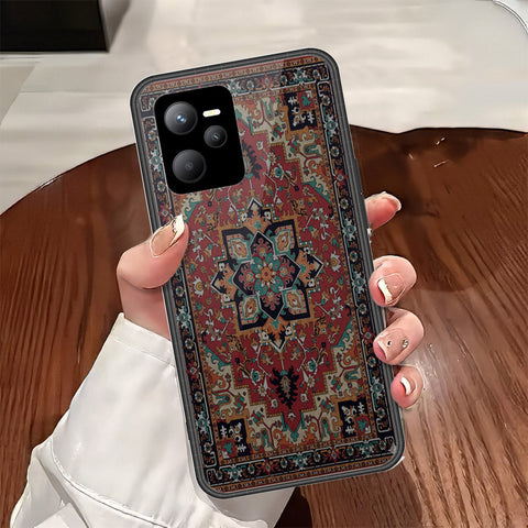 Realme Narzo 50A Prime Cover - ONation Persian Rugs Series - HQ Ultra Shine Premium Infinity Glass Soft Silicon Borders Case