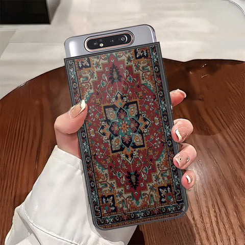 Samsung Galaxy A90 Cover - ONation Persian Rugs Series - HQ Ultra Shine Premium Infinity Glass Soft Silicon Borders Case