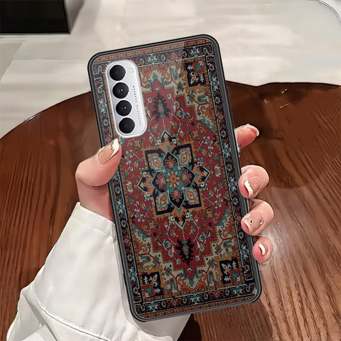 Oppo Reno 4 Pro Cover - ONation Persian Rugs Series - HQ Ultra Shine Premium Infinity Glass Soft Silicon Borders Case