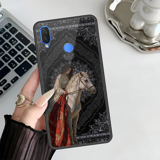 Huawei Enjoy 9 Plus Cover - ONation Persian Rugs Series 3 - HQ Ultra Shine Premium Infinity Glass Soft Silicon Borders Case