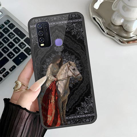 Vivo Y50 Cover - Onaton Persian Rugs Series 3 - HQ Ultra Shine Premium Infinity Glass Soft Silicon Borders Case