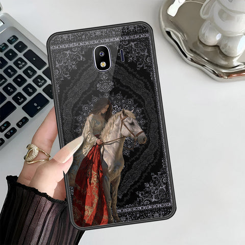 Samsung Galaxy J4 2018 Cover - Onaton Persian Rugs Series 3 - HQ Ultra Shine Premium Infinity Glass Soft Silicon Borders Case