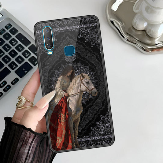Vivo Y12 Cover - Onaton Persian Rugs Series 3 - HQ Ultra Shine Premium Infinity Glass Soft Silicon Borders Case