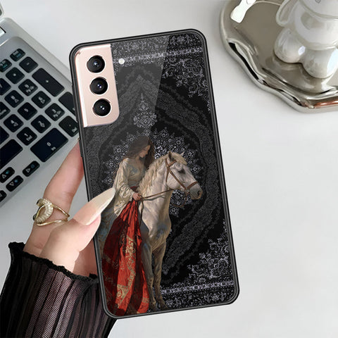 Samsung Galaxy S21 Plus 5G Cover - Onaton Persian Rugs Series 3 - HQ Ultra Shine Premium Infinity Glass Soft Silicon Borders Case