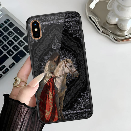 iPhone XS Max - Onation Persian Rugs Series 3 - HQ Ultra Shine Premium Infinity Glass Soft Silicon Borders Case