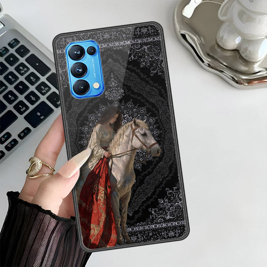 Oppo Reno 5 Pro 5G Cover - Onation Persian Rugs Series 3 - HQ Ultra Shine Premium Infinity Glass Soft Silicon Borders Case