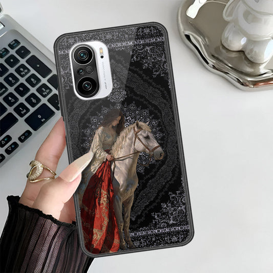Xiaomi Redmi K40 Cover - Onation Persian Rugs Series 3 - HQ Ultra Shine Premium Infinity Glass Soft Silicon Borders Case
