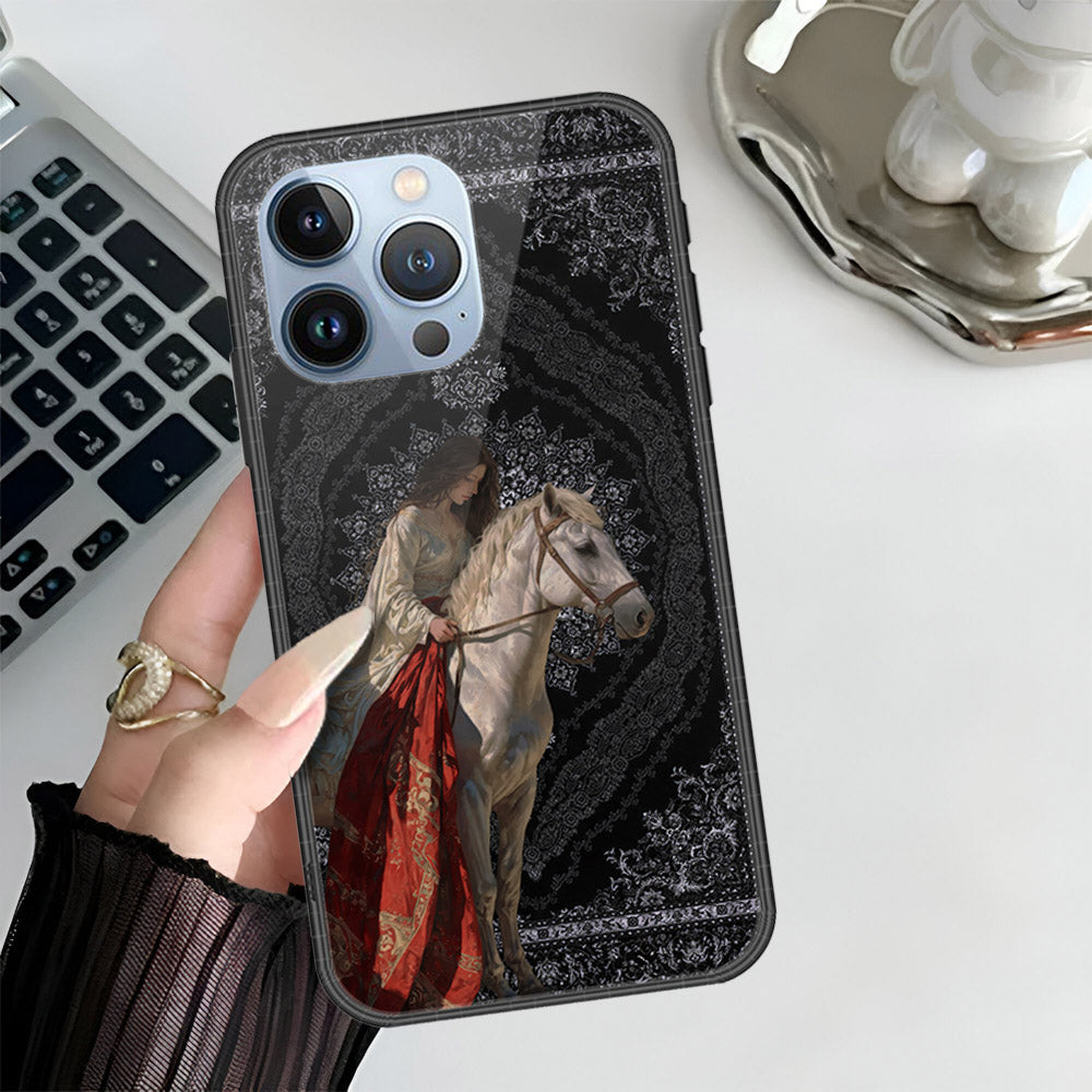 iPhone 13 Pro Cover - Onation Persian Rugs Series 3 - HQ Ultra Shine Premium Infinity Glass Soft Silicon Borders Case