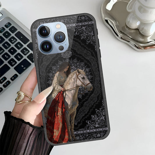iPhone 13 Pro Cover - Onation Persian Rugs Series 3 - HQ Ultra Shine Premium Infinity Glass Soft Silicon Borders Case
