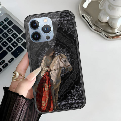 iPhone 13 Pro Cover - Onation Persian Rugs Series 3 - HQ Ultra Shine Premium Infinity Glass Soft Silicon Borders Case