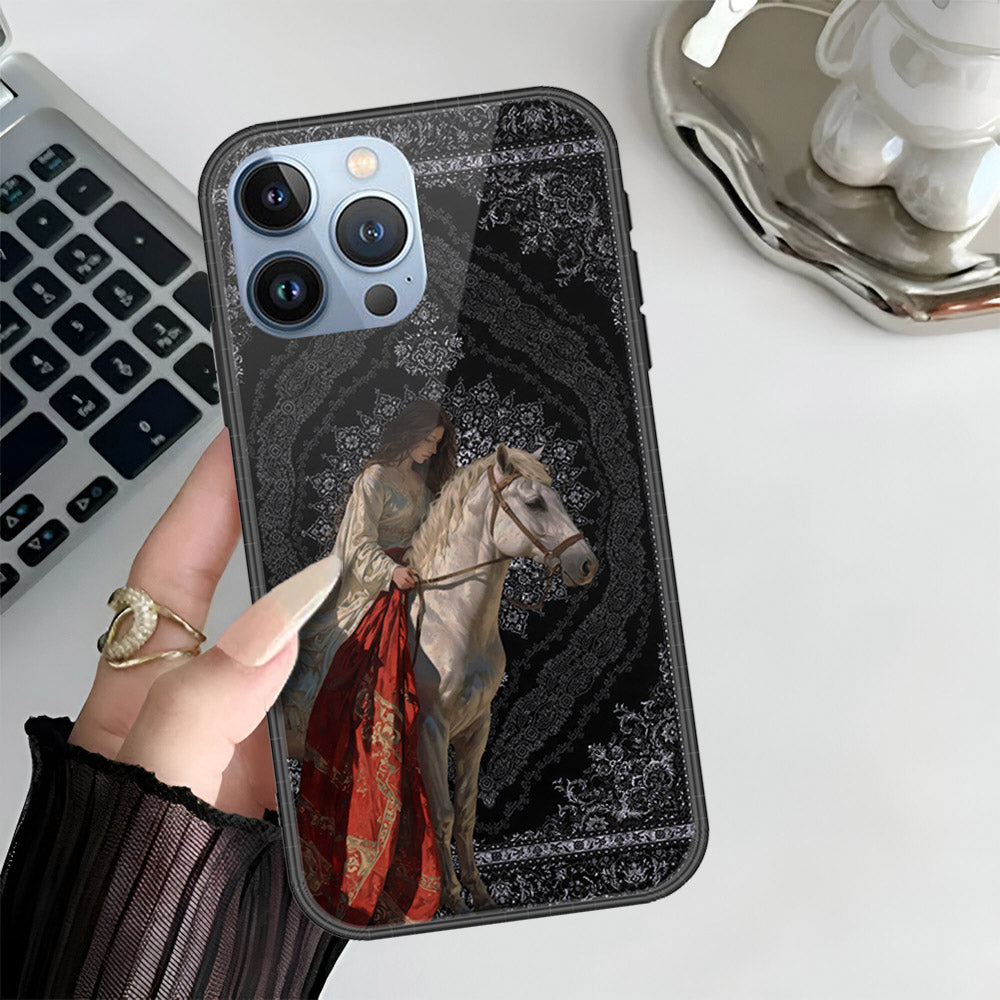 iPhone 13 Pro Max Cover - Onation Persian Rugs Series 3 - HQ Ultra Shine Premium Infinity Glass Soft Silicon Borders Case