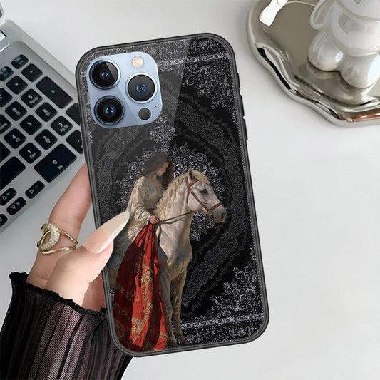 iPhone 13 Pro Max Cover - Onation Persian Rugs Series 3 - HQ Ultra Shine Premium Infinity Glass Soft Silicon Borders Case