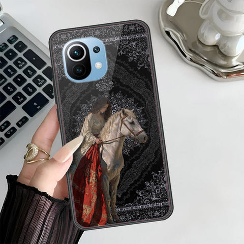 Xiaomi Mi 11 Cover - Onation Persian Rugs Series 3 - HQ Ultra Shine Premium Infinity Glass Soft Silicon Borders Case