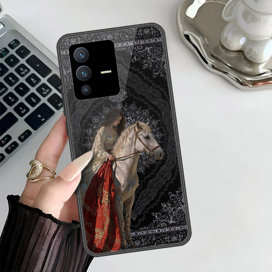 Vivo S12 Cover - Onation Persian Rugs Series 3 - HQ Ultra Shine Premium Infinity Glass Soft Silicon Borders Case