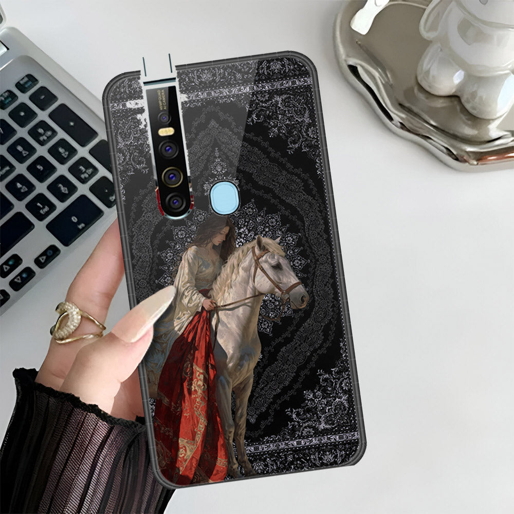 Tecno Camon 15 Premier Cover - ONation Persian Rugs Series 3 - HQ Ultra Shine Premium Infinity Glass Soft Silicon Borders Case