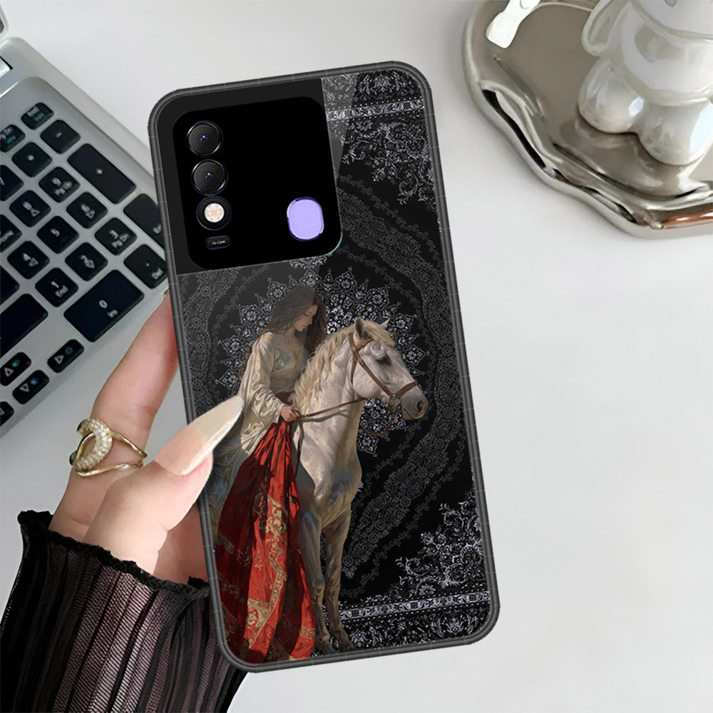 Tecno Spark 8 Cover - Onation Persian Rugs Series 3 - HQ Ultra Shine Premium Infinity Glass Soft Silicon Borders Case