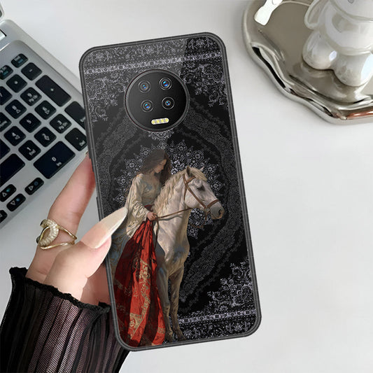 Infinix Note 7 Cover - Onation Persian Rugs Series 3 - HQ Ultra Shine Premium Infinity Glass Soft Silicon Borders Case