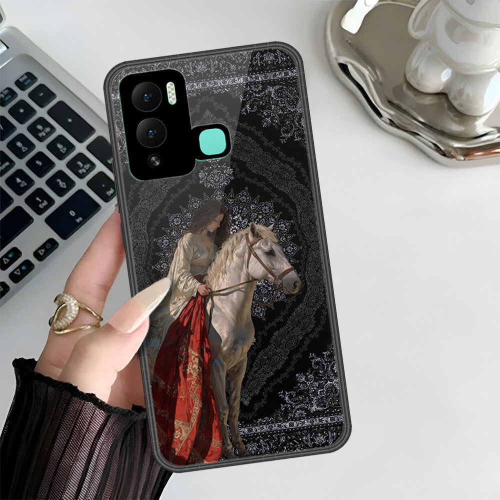 Infinix Hot 12 Play Cover - Onation Persian Rugs Series 3 - HQ Ultra Shine Premium Infinity Glass Soft Silicon Borders Case