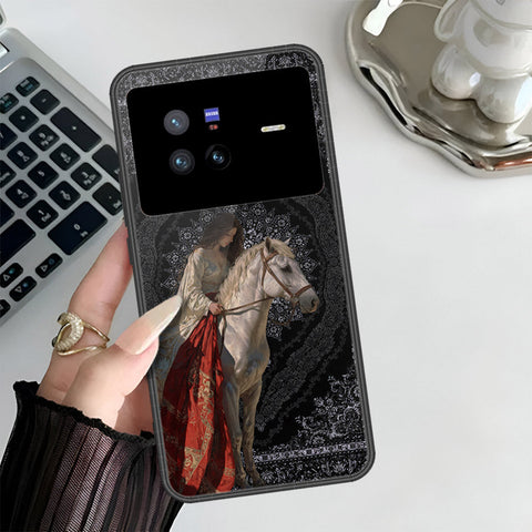 Vivo X80 Cover - Onation Persian Rugs Series 3 - HQ Ultra Shine Premium Infinity Glass Soft Silicon Borders Case