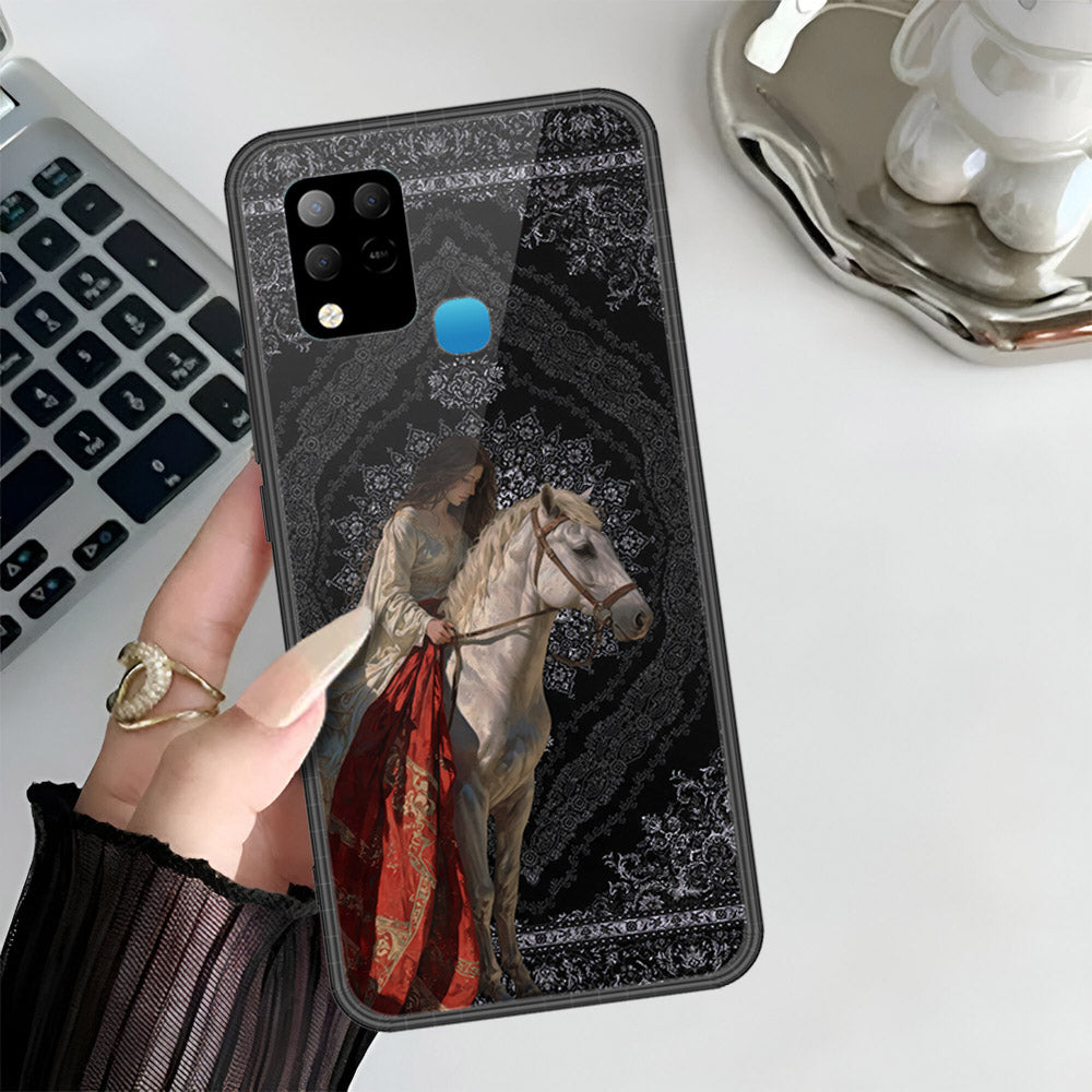 Infinix Hot 10s Cover - Onation Persian Rugs Series 3 - HQ Ultra Shine Premium Infinity Glass Soft Silicon Borders Case