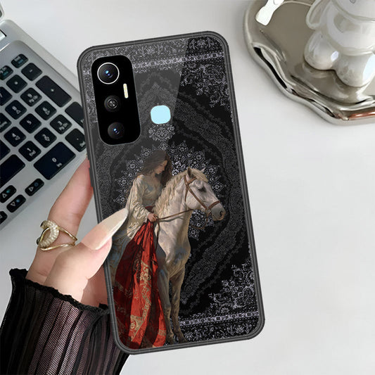 Infinix Hot 11 Cover - Onation Persian Rugs Series 3 - HQ Ultra Shine Premium Infinity Glass Soft Silicon Borders Case