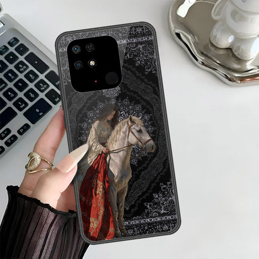 Xiaomi Redmi 10C Cover - Onation Persian Rugs Series 3 - HQ Ultra Shine Premium Infinity Glass Soft Silicon Borders Case