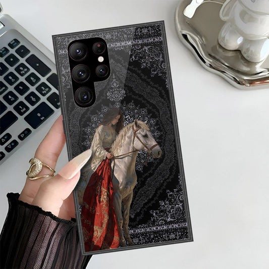 Samsung Galaxy S23 Ultra 5G Cover - Onation Persian Rugs Series 3 - HQ Ultra Shine Premium Infinity Glass Soft Silicon Borders Case