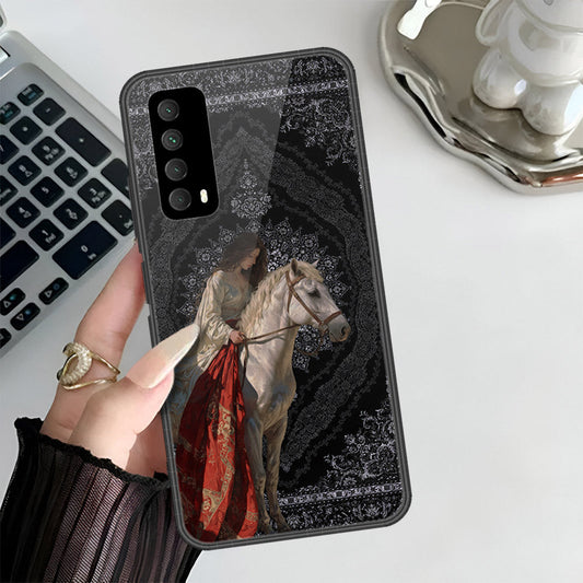 Huawei Y7a Cover - Onation Persian Rugs Series 3 - HQ Ultra Shine Premium Infinity Glass Soft Silicon Borders Case