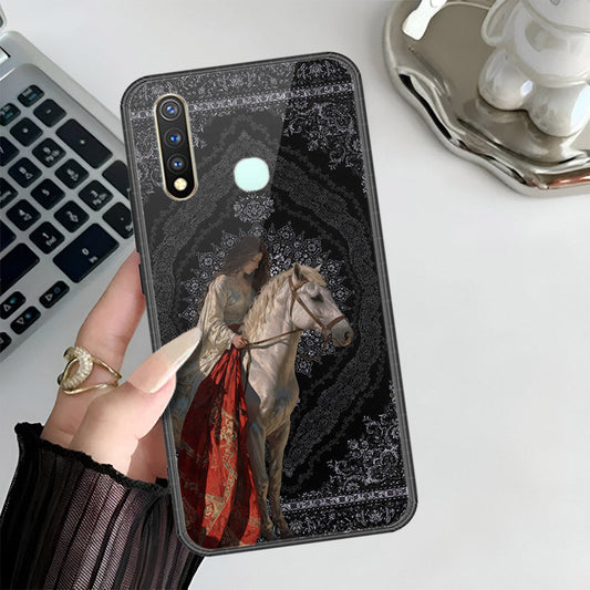 Vivo Y19 Cover - Onaton Persian Rugs Series 3 - HQ Ultra Shine Premium Infinity Glass Soft Silicon Borders Case