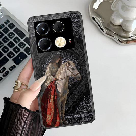 Infinix Note 40 Pro 5G Cover - Onation Persian Rugs Series 3 - HQ Ultra Shine Premium Infinity Glass Soft Silicon Borders Case