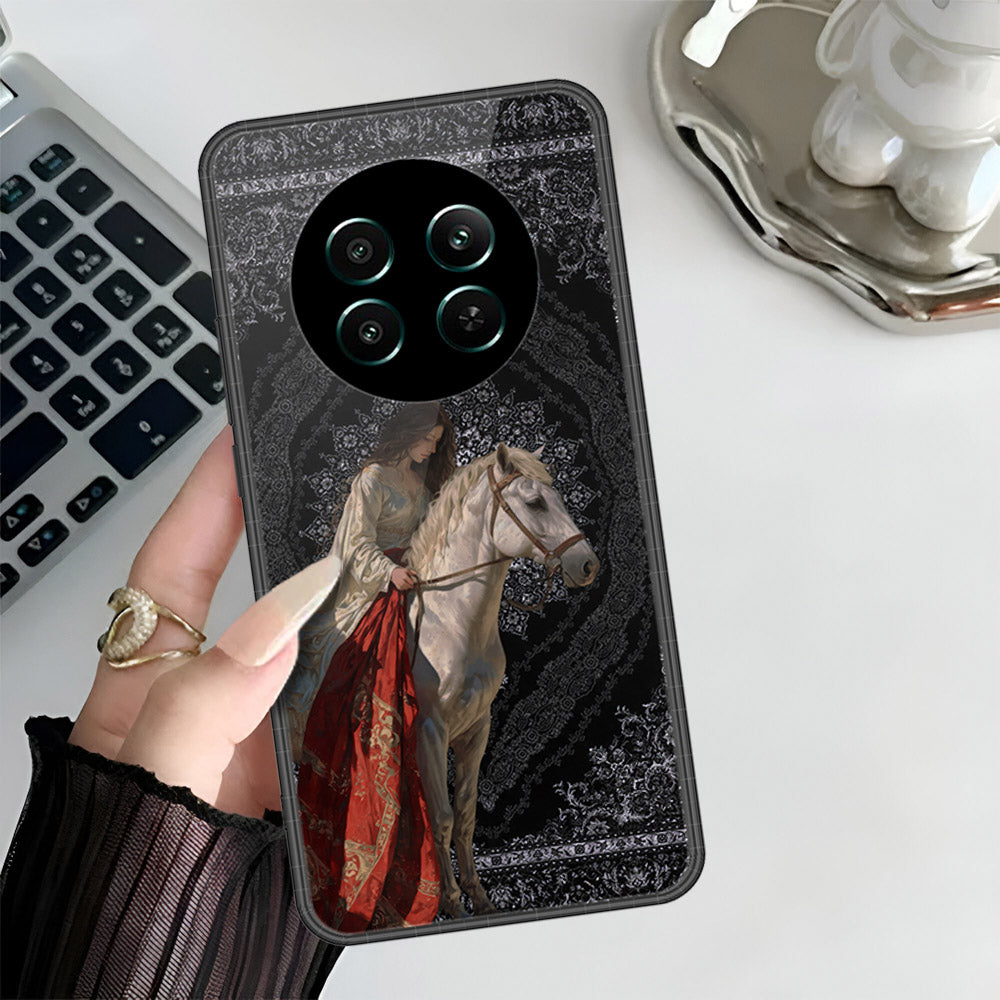 Realme 12 Plus Cover - Onation Persian Rugs Series 3 - HQ Ultra Shine Premium Infinity Glass Soft Silicon Borders Case