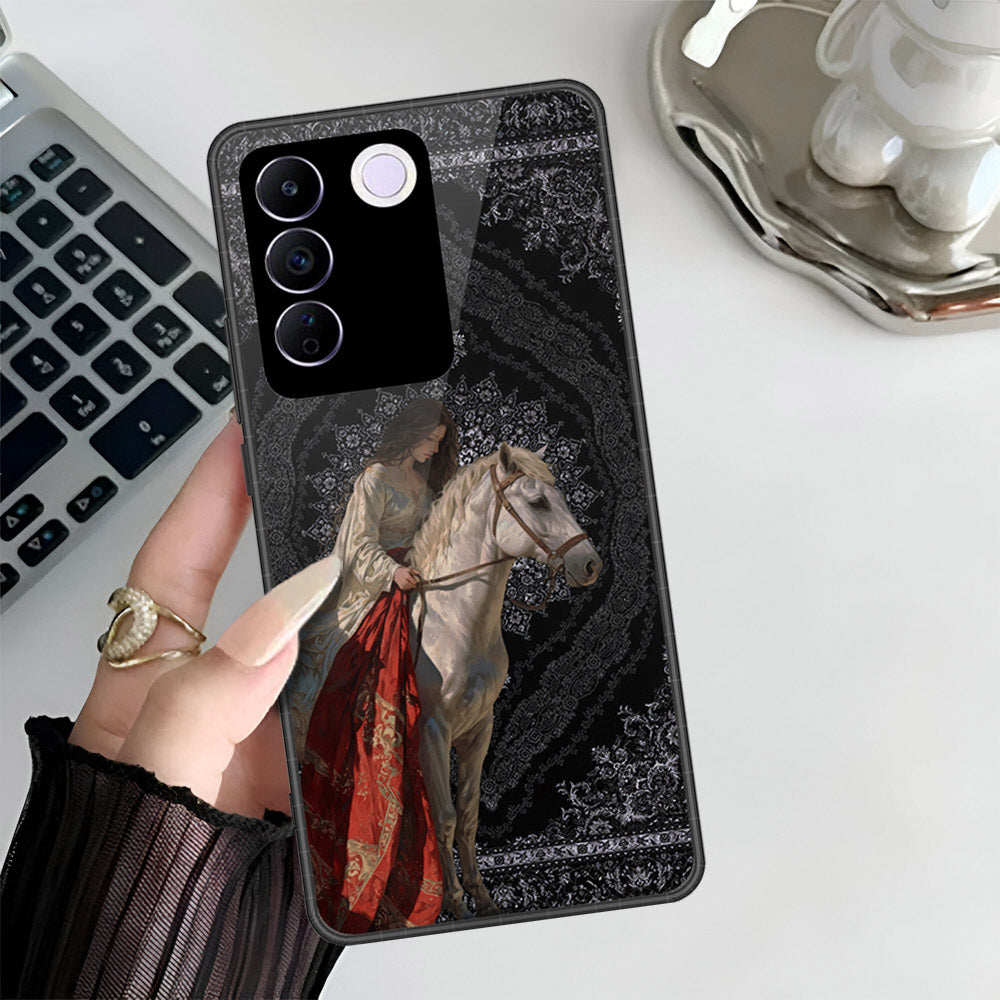Vivo S16e Cover - Onation Persian Rugs Series 3 - HQ Ultra Shine Premium Infinity Glass Soft Silicon Borders Case
