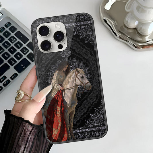 iPhone 16 Pro Max - Onation Persian Rugs Series 3 - HQ Ultra Shine Premium Infinity Glass Soft Silicon Borders Case