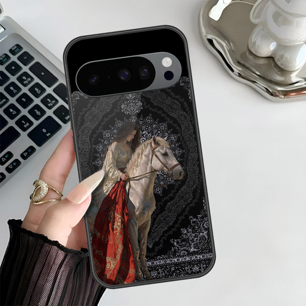 Google Pixel 10 Pro Cover - Onation Persian Rugs Series 3 - HQ Ultra Shine Premium Infinity Glass Soft Silicon Borders Case