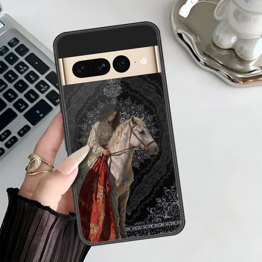 Google Pixel 7 Pro Cover - ONation Persian Rugs Series 3 - HQ Ultra Shine Premium Infinity Glass Soft Silicon Borders Case