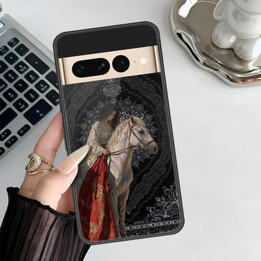 Google Pixel 7 Pro Cover - ONation Persian Rugs Series 3 - HQ Ultra Shine Premium Infinity Glass Soft Silicon Borders Case