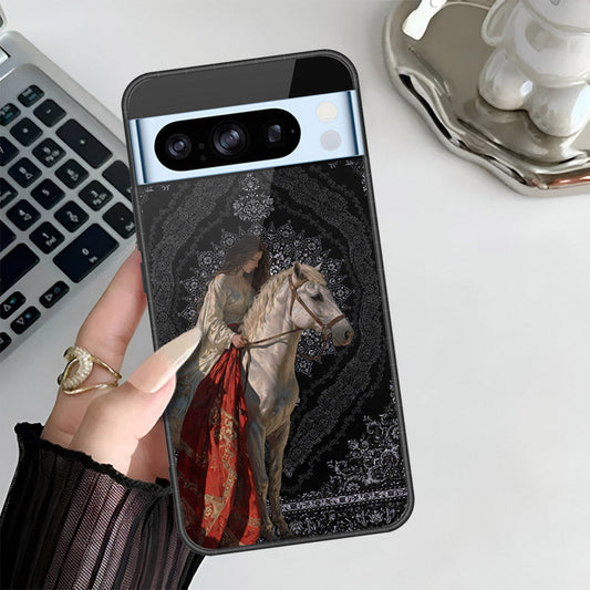 Google Pixel 8 Pro Cover - ONation Persian Rugs Series 3 - HQ Ultra Shine Premium Infinity Glass Soft Silicon Borders Case