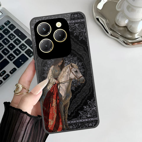Infinix Hot 40 Pro Cover - Onation Persian Rugs Series 3 - HQ Ultra Shine Premium Infinity Glass Soft Silicon Borders Case