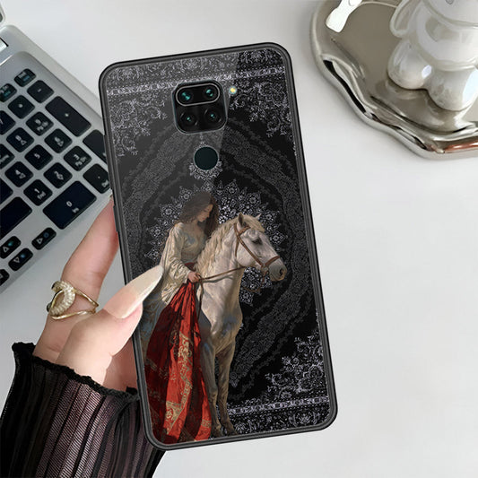 Xiaomi Redmi Note 9 Cover - Onaton Persian Rugs Series 3 - HQ Ultra Shine Premium Infinity Glass Soft Silicon Borders Case