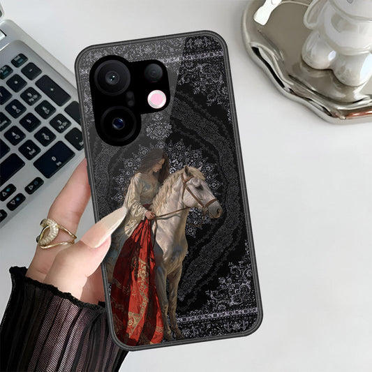 Vivo X200 FE Cover - Onation Persian Rugs Series 3 - HQ Ultra Shine Premium Infinity Glass Soft Silicon Borders Case