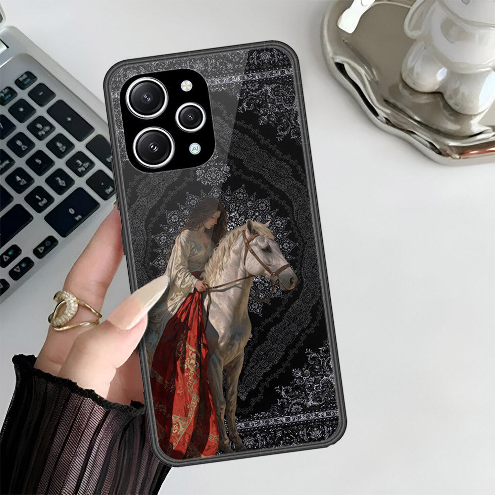 Xiaomi Redmi Note 12R Cover - Onation Persian Rugs Series 3 - HQ Ultra Shine Premium Infinity Glass Soft Silicon Borders Case