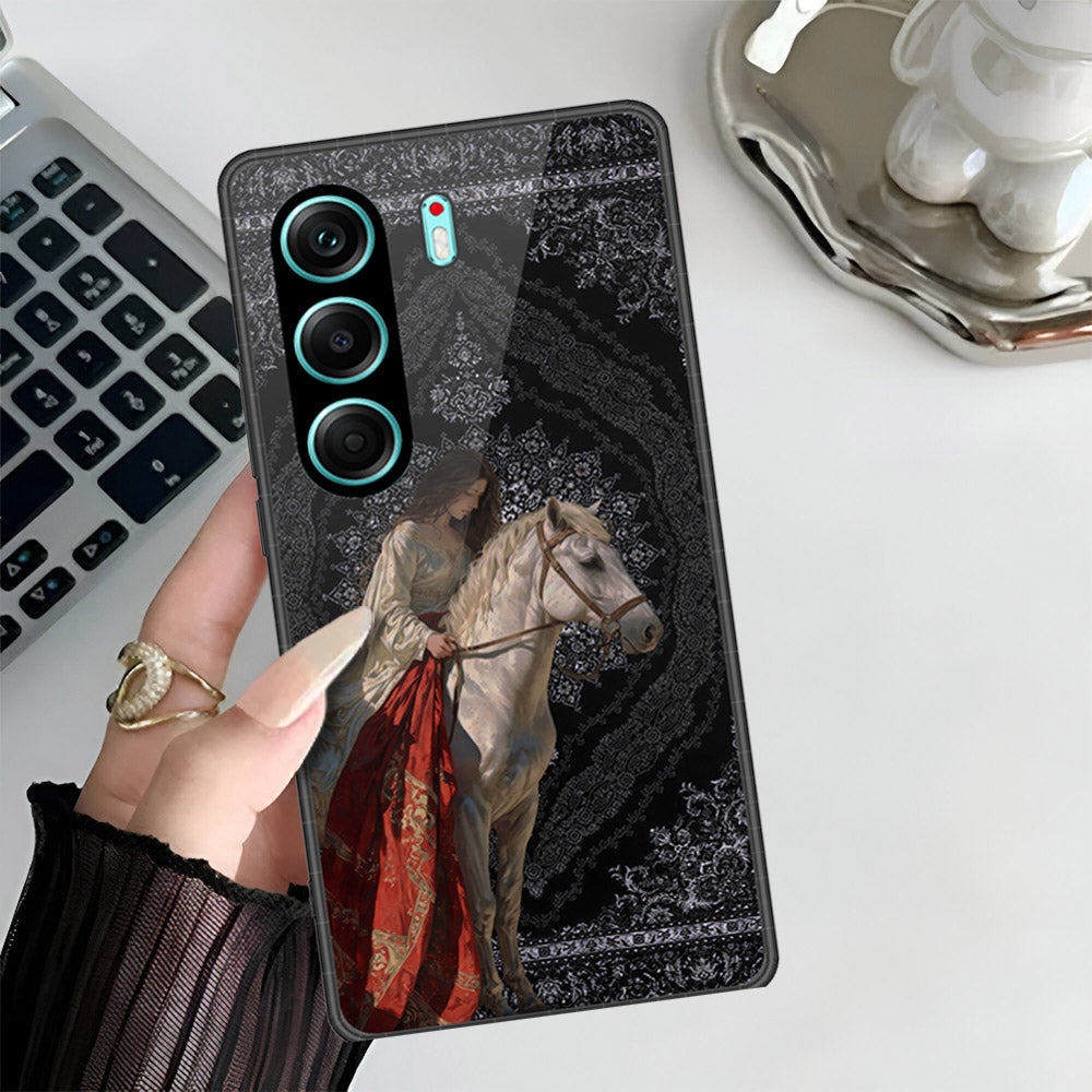 Tecno Camon 40 Pro Cover - ONation Persian Rugs Series 3 - HQ Ultra Shine Premium Infinity Glass Soft Silicon Borders Case