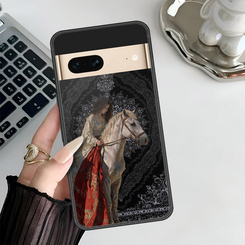 Google Pixel 7 Cover - ONation Persian Rugs Series 3 - HQ Ultra Shine Premium Infinity Glass Soft Silicon Borders Case
