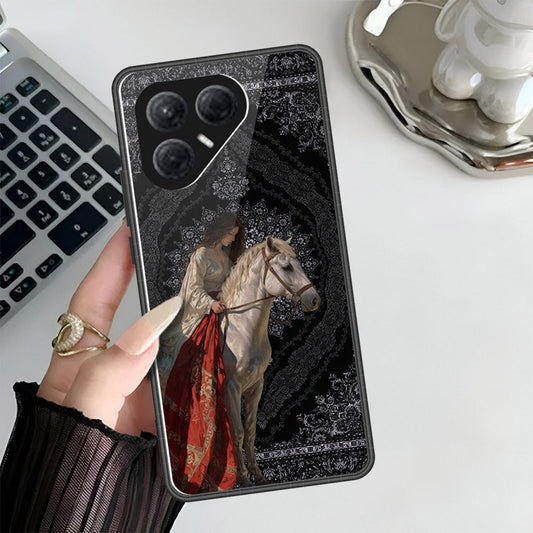 Tecno Pova 7 4G Cover - ONation Persian Rugs Series 3 - HQ Ultra Shine Premium Infinity Glass Soft Silicon Borders Case